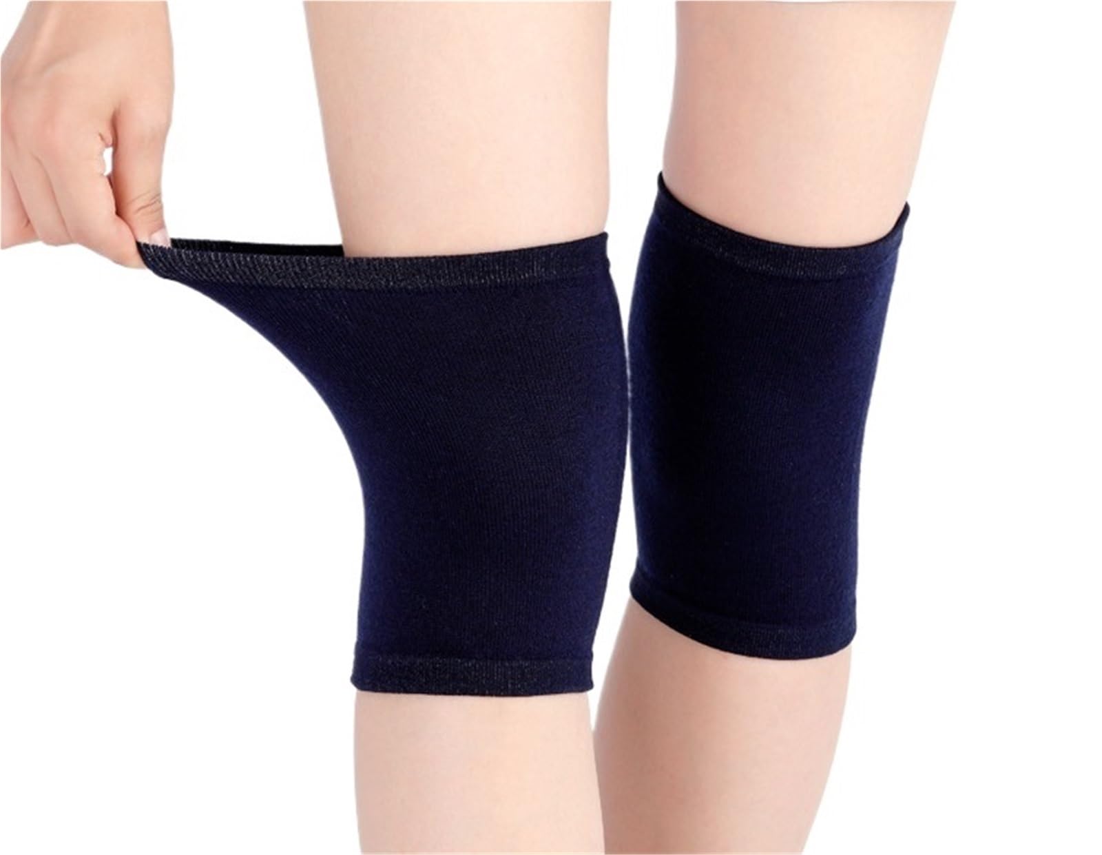Riutilizzabile Ginocchiera Manicotto for Ginocchio for Uomo E Donna, Supporto for Riscaldamento Gamba, Manica A Compressione for Stabilizzante Supporto Ginocchio(Blue,17cm)