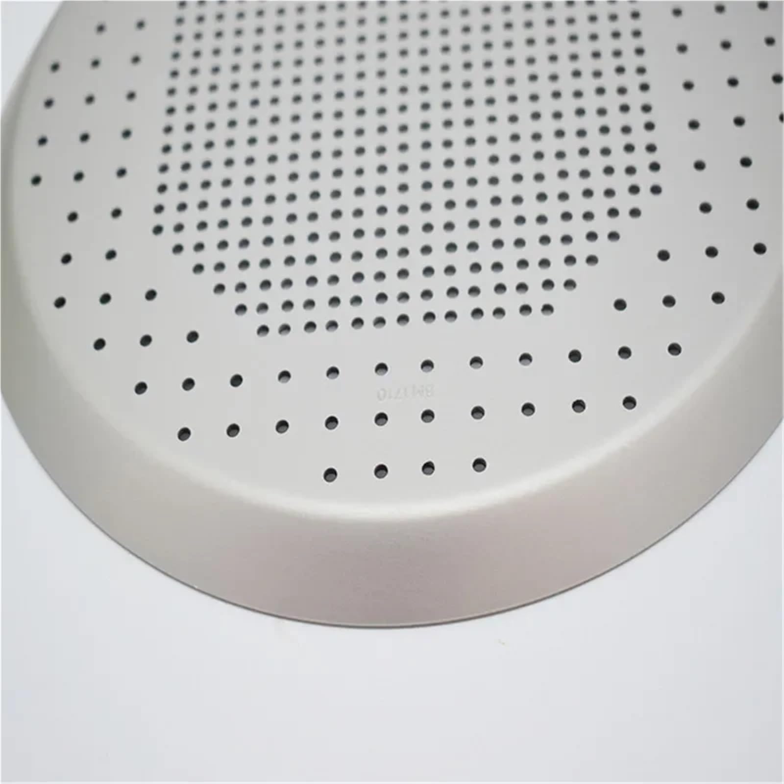 Plato Pizza,Base Pizza,Bandeja Pizza 1 molde redondo for pizza con agujeros for perforar, de aleación aluminio, for hornear panqueques, utensilios cocina(Black 15inch)