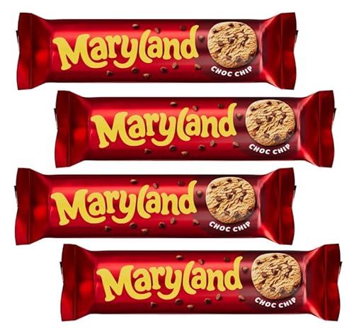 Snackify - Maryland Chocolate Chip Cookies Bundle | Perfect afternoon tea biscuits | Chocolate Chip Biscuits | Perfect biscuits for gifting | Biscuits for HIM & HER | Available for Hampers (200g x 4 Packs)