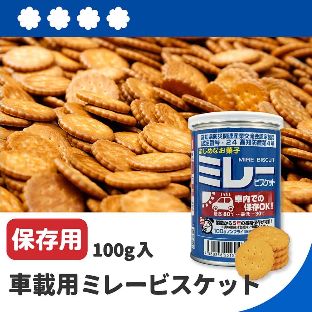 Amazon.co.jp: 野村煎豆加工店 車載用 ミレービスケット 100g 賞味期限