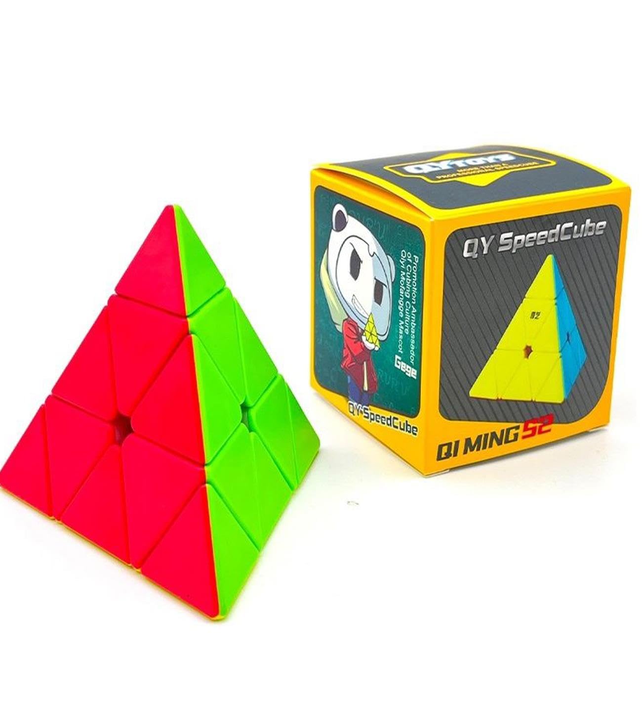 ★trai nguyen quangVitamix SOLE QY Speed Cube, Pyraminx Profesyonel 3x3 Speed Üçgen Rubik