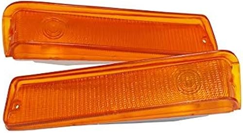 A-Team Performance Luces direccionales delanteras  Juego de lentes ámbar, impermeable, específico para el vehículo, lente de repuesto 77 K10