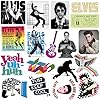 Elvis 50ct Vinyl Large Deluxe Stickers Variety Pack - Laptop, Water Bottle, Scrapbooking, Tablet, Skateboard, Indoor/Outdoor #3