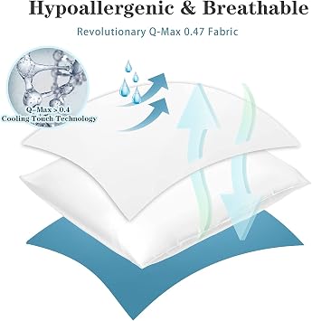 CHOSHOME 1 Pack Green Cooling Blanket 90 X 90 and 2 Pack Cooling Pillow Cases 20 X 26, Bundle