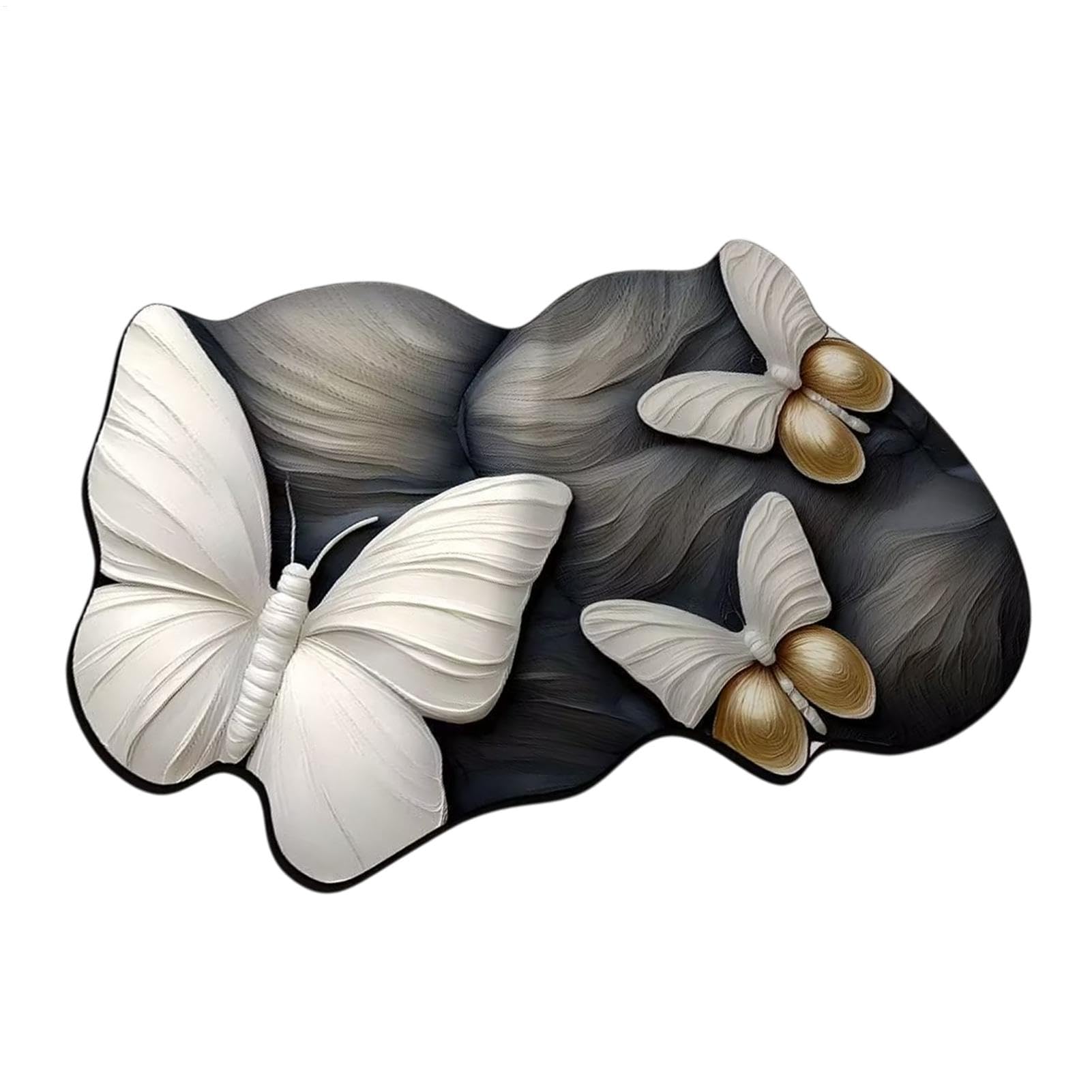 Tapis à papillon non glissant pour éviter les chutes en salle de bain