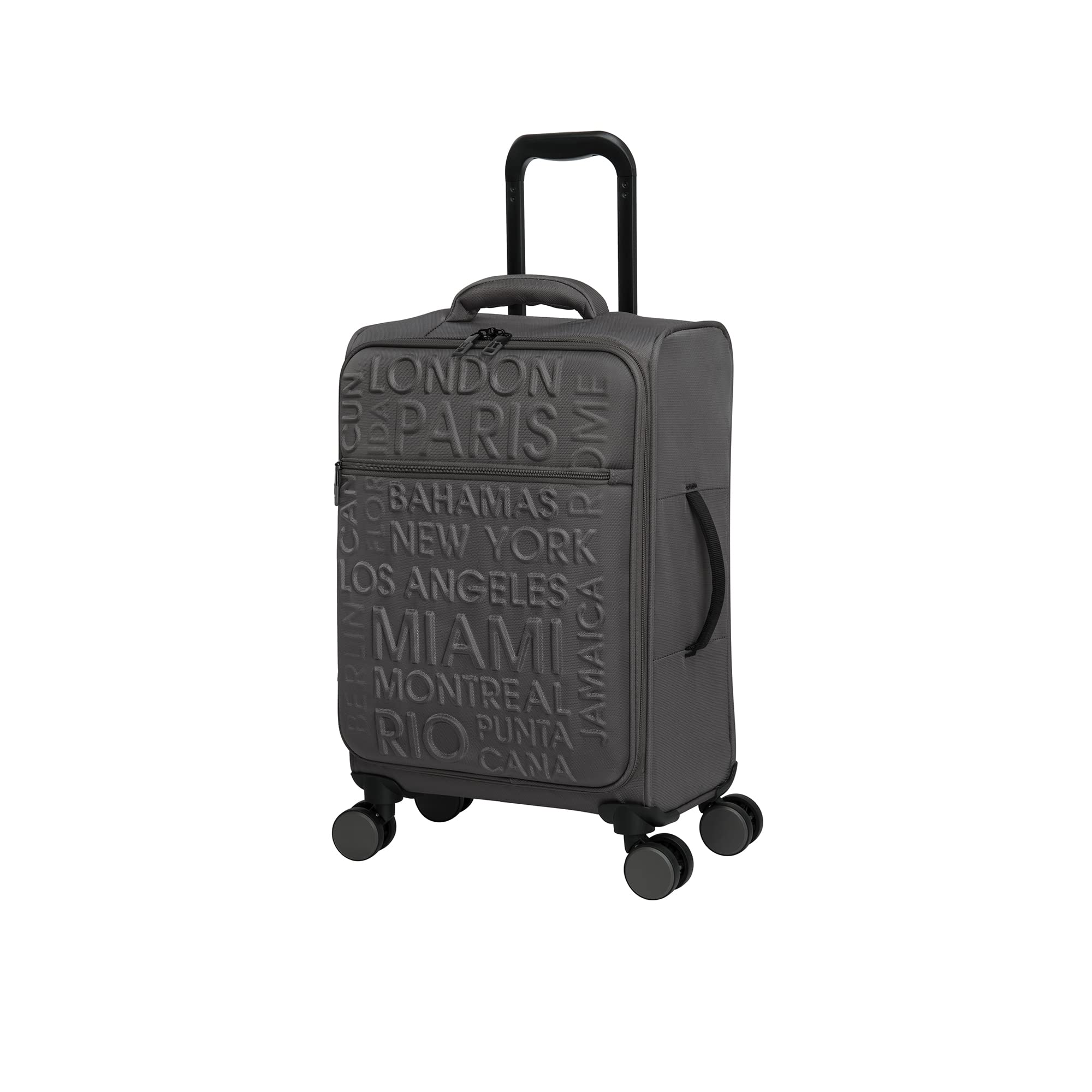 it luggage Citywide 22" Softside Carry-On 8 Wheel Spinner, Charcoal