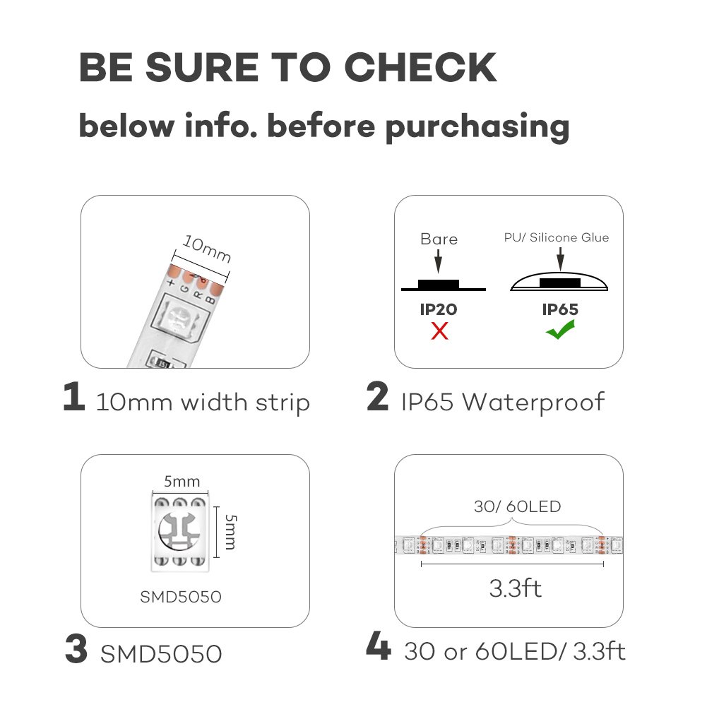 IP65 Waterproof Connector RGB LED Strip Connectors, Megulla 4 PIN LED ...