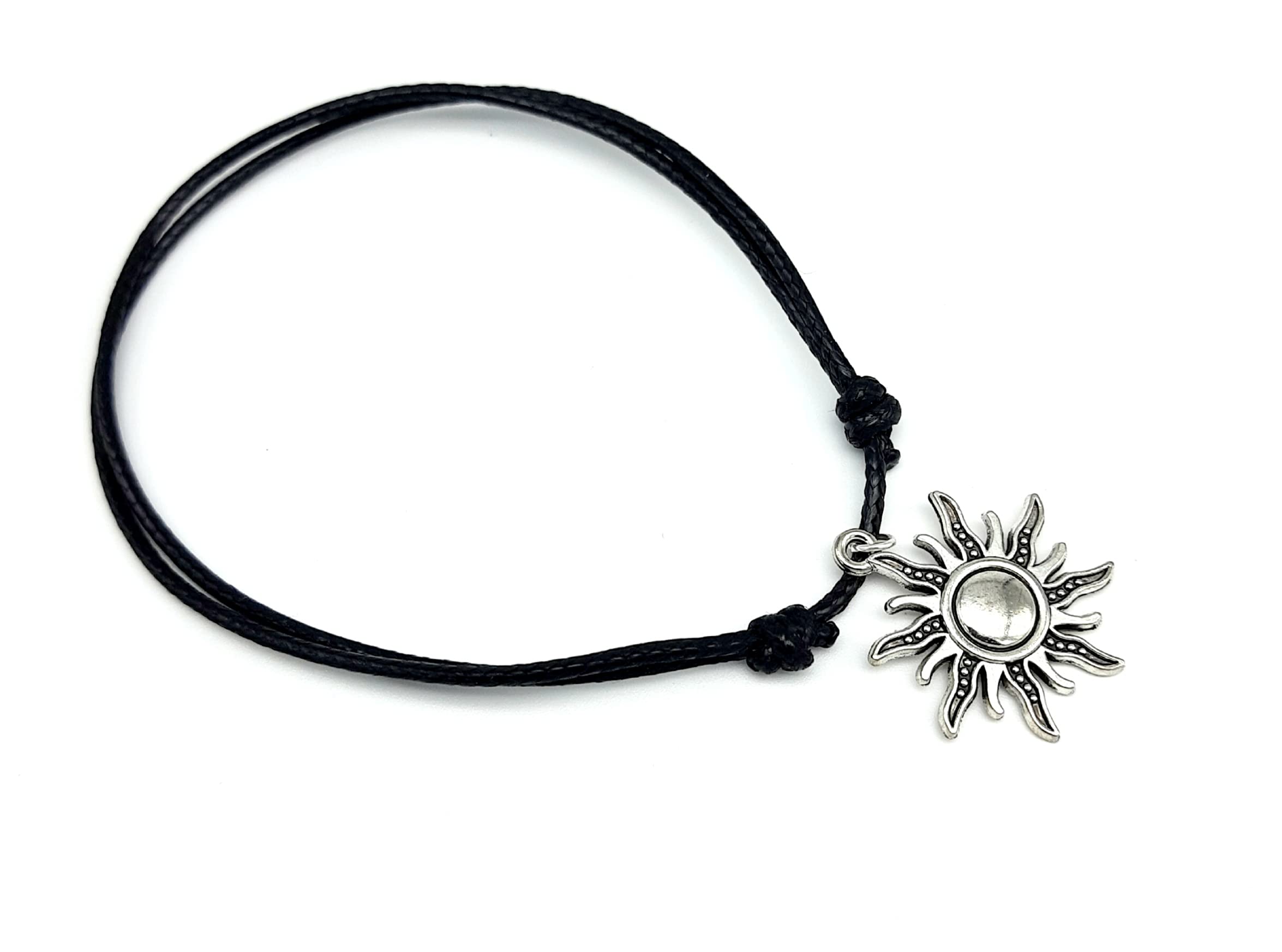 Aks jewelz Black thread anklet with Sun charms (B09GYMLQ48) Amazon Price History, Amazon Price Tracker