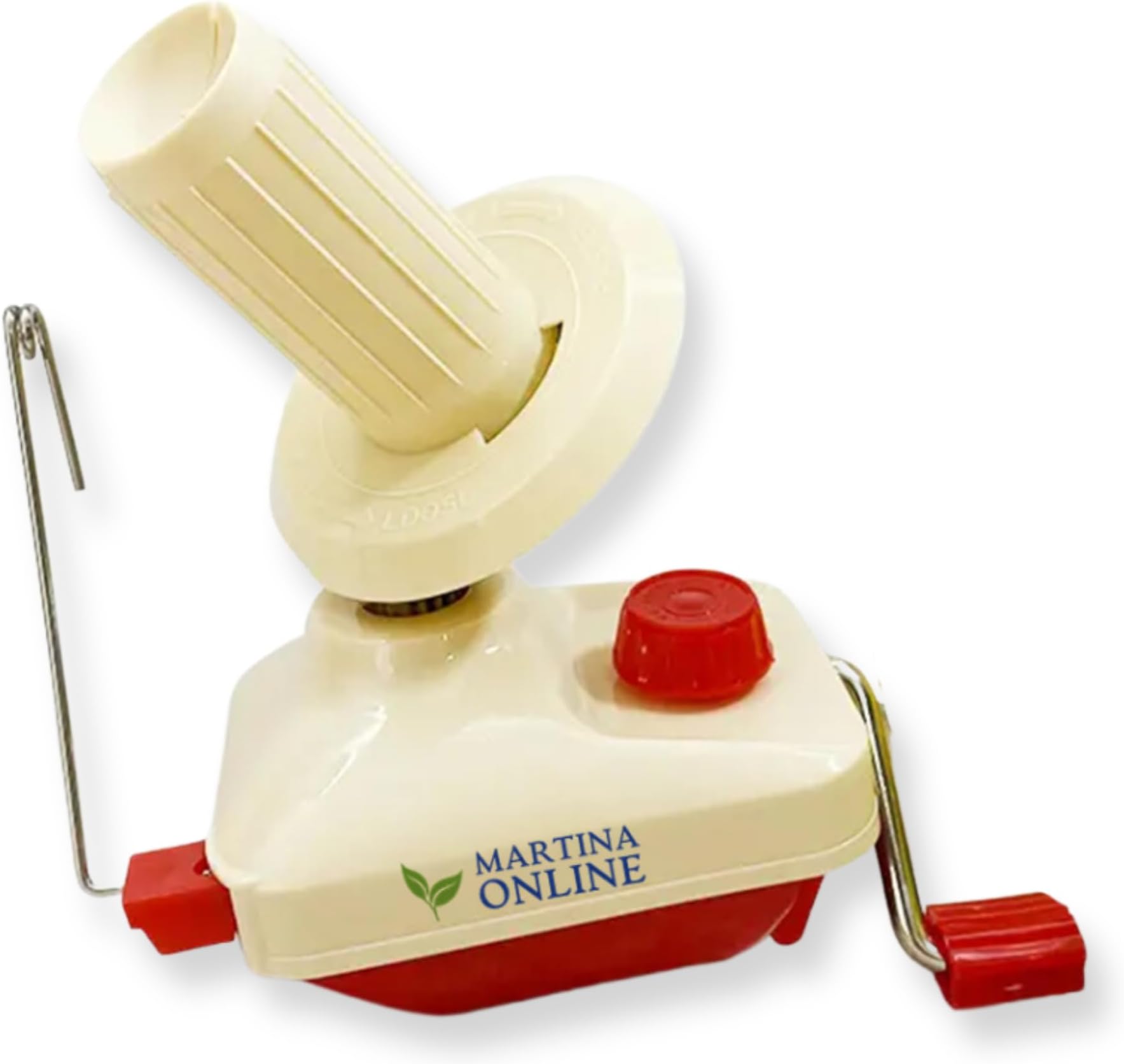 Martina OnlineMartina Online Yarn Winder into Organized Balls Tangle-Free with Portable Hand Operated Yarn Ball Winder Making Knitting and Crocheting Like a Breeze with Fixing Clamping Hook.