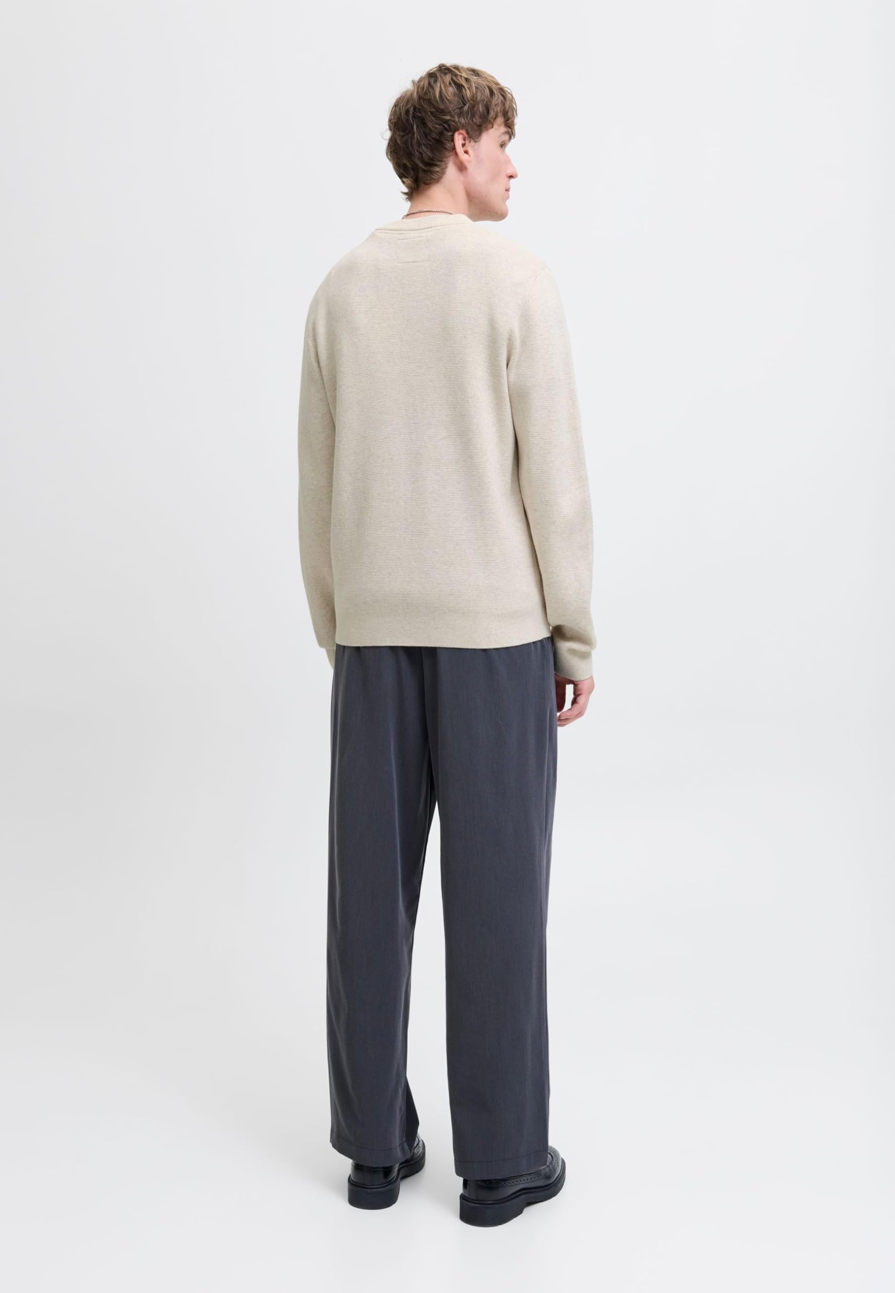 JACK & JONES Jprccmilano Stitch Knit Crew Neck SN Jprccmilano Stitch Knit Crew Neck SN Uomo (Pacco da 1)