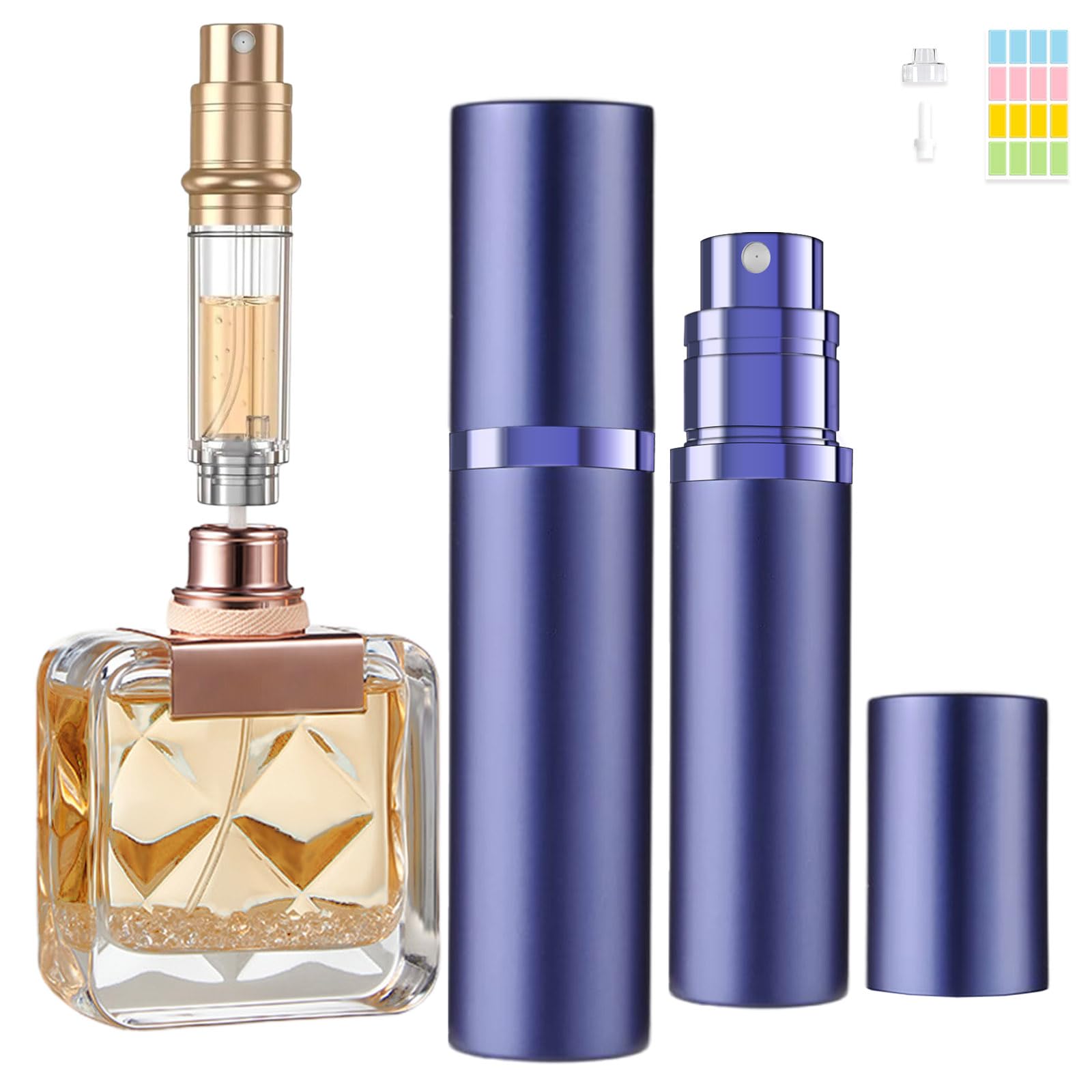 Travel Mini Perfume Atomizer Bottle Refillable, Cologne Sprayer Atomizer  Dispenser, Portable Scent Pump Case Empty Sprayer Bottles 5ml Purple