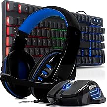 Kit Gamer Teclado Gamer Semi Mecanico usb Headset fone gamer Para Jogos com Microfone e Mouse Usb Para Pc Ps4 Ps5