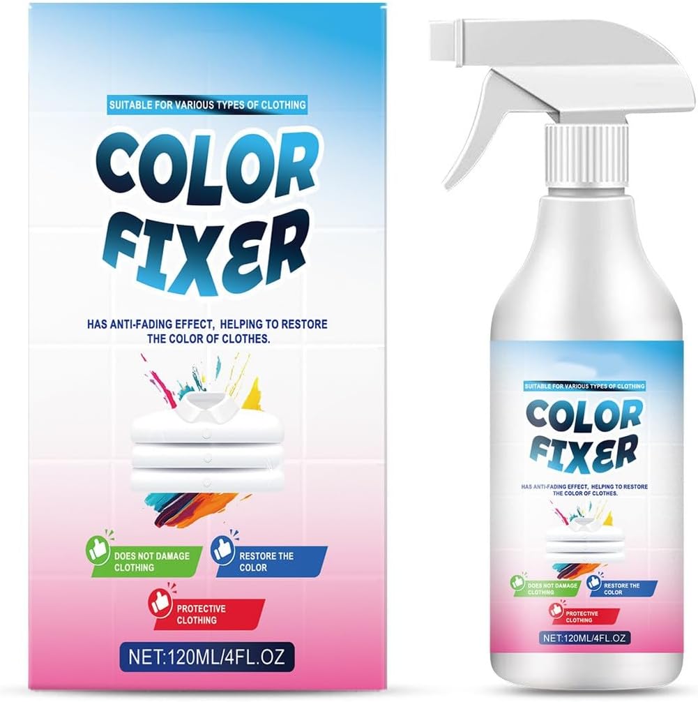 Color Protections Fixer for Delicate Textiles Prevents Dye Bleeding in Machine Hand Wash Safe for Daily Use Liquid Color Fixative