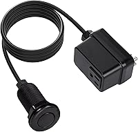 Vista 8 de CLEESINK - Interruptor para triturador de basura, kit inalámbrico de encendido/apagado para eliminador de desechos de alimentos, oro cepillado