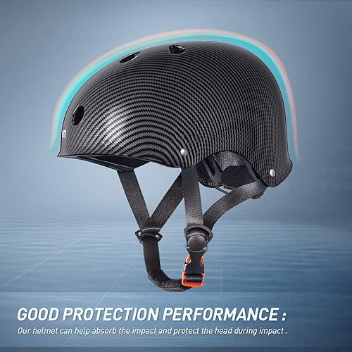 Miniatura 6 de JBM Skateboard Helmet Bike Helmet Skate Helmet Skateboarding Helmet Scooter Helmets for Roller Skate Inline Skating Longboard