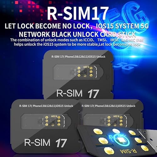 Miniatura 6 de Erhai Adhesivo de tarjeta de desbloqueo dedicado de capacidad R-SIM17 para 13PRO, 13, 13Mini, 12, 11, Xs Max, XS, XR, X, 8, 7