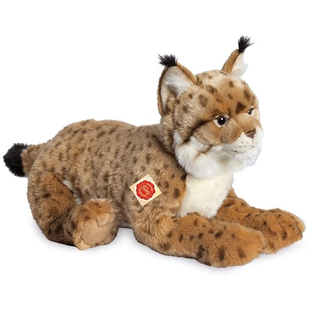 Teddy Hermann 90467 Lince Tumbado 45 cm, Peluche