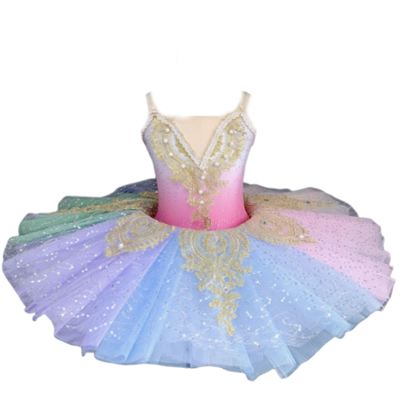 Collants de ballerine et tutu de ballet pour fille tenue d'entraînement