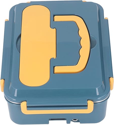 Miniatura 9 de GLOGLOW Fiambrera eléctrica, calentador de alimentos enchufable a prueba de fugas de acero inoxidable 304 para oficina, auto y hogar (#3)