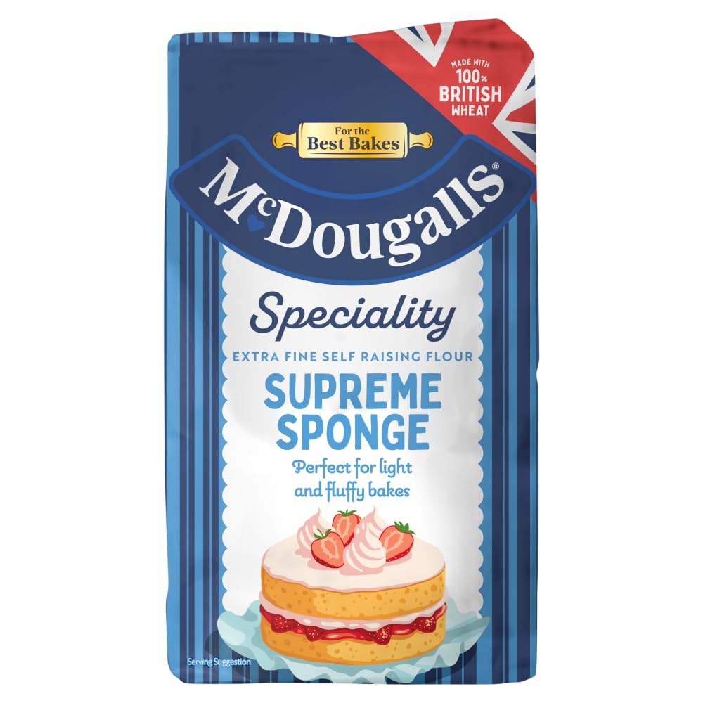 Supreme Sponge Self-Raising Flour, 1 kg Bag (Pack of 1)