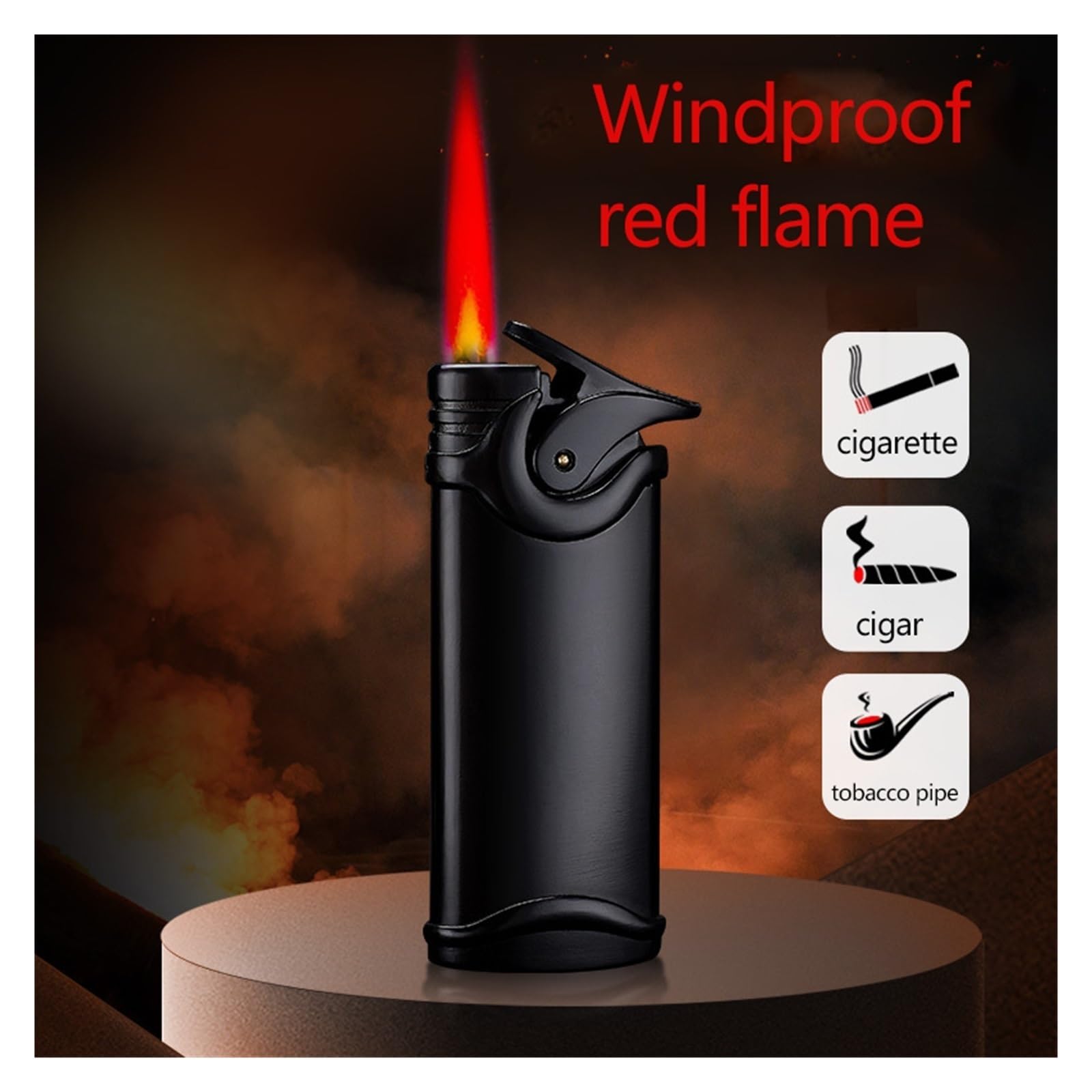Turbo Torch Aansteker, Jet Flame Navulbare Butaanlamp, Winddichte Draagbare Aansteker voor Kaars