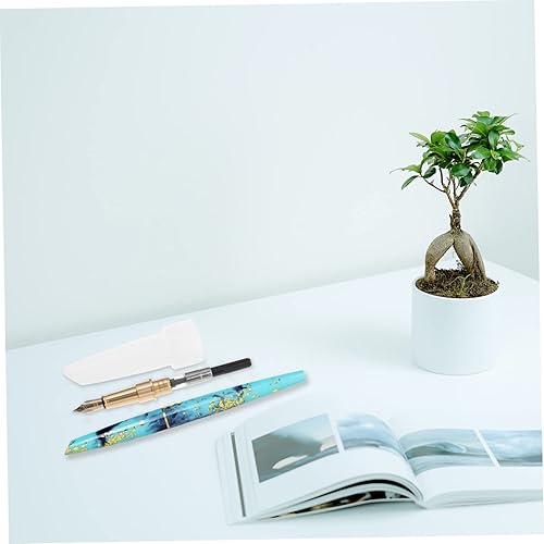 Miniatura 2 de SEWACC 2 juegos de moldes de silicona para plumas, regalos para compañeros de clase, regalos universitarios, molde de pluma estilográfica, kit de