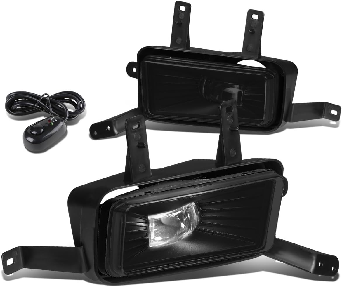 DNA MOTORING FL-ZTL-265-SM LED Fog Light With Switch Driver & Passenger Side [Compatible with 15-20 Tahoe / 15-20 Suburban / 16-19 Suburban 3500]