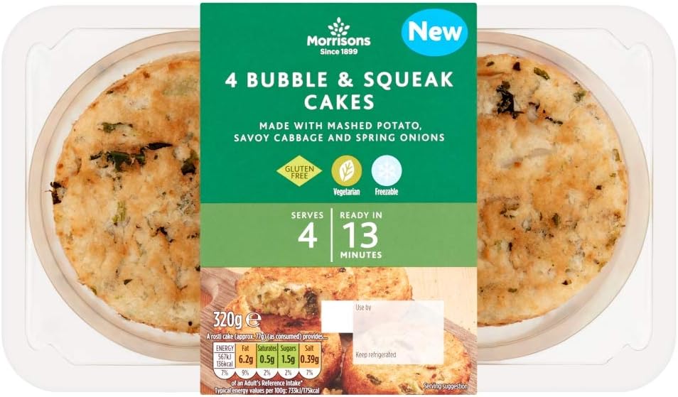 Morrisons Bubble & Squeak Rosti Cakes, 320 g Amazon.co.uk Grocery