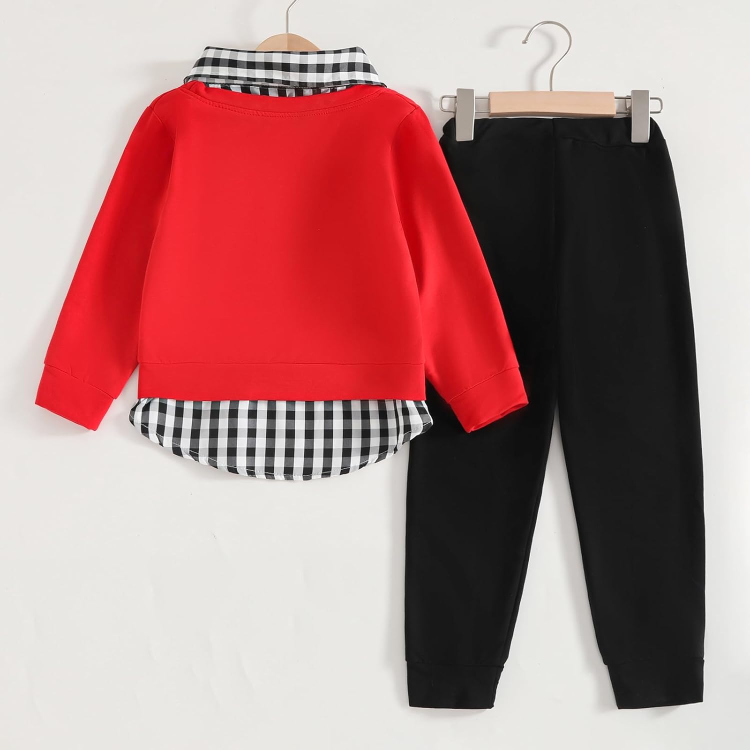 KIDLAGA Toddler Boy Clothes Long Sleeve Sweatshirt Tops and Pants Boys 2-Piece Kids Winter Outfits - Image 9