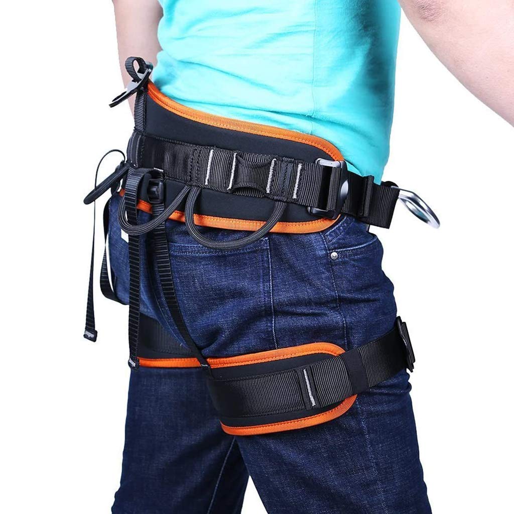 Klettergurt Für Bergsteigen & Baumarbeit - Sicherheitsgurt Mit 25kN Bruchfestigkeit