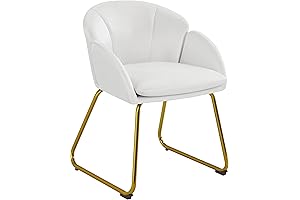 Yaheetech Modern Velvet Armchair: The Ultimate Vanity Seat with Back