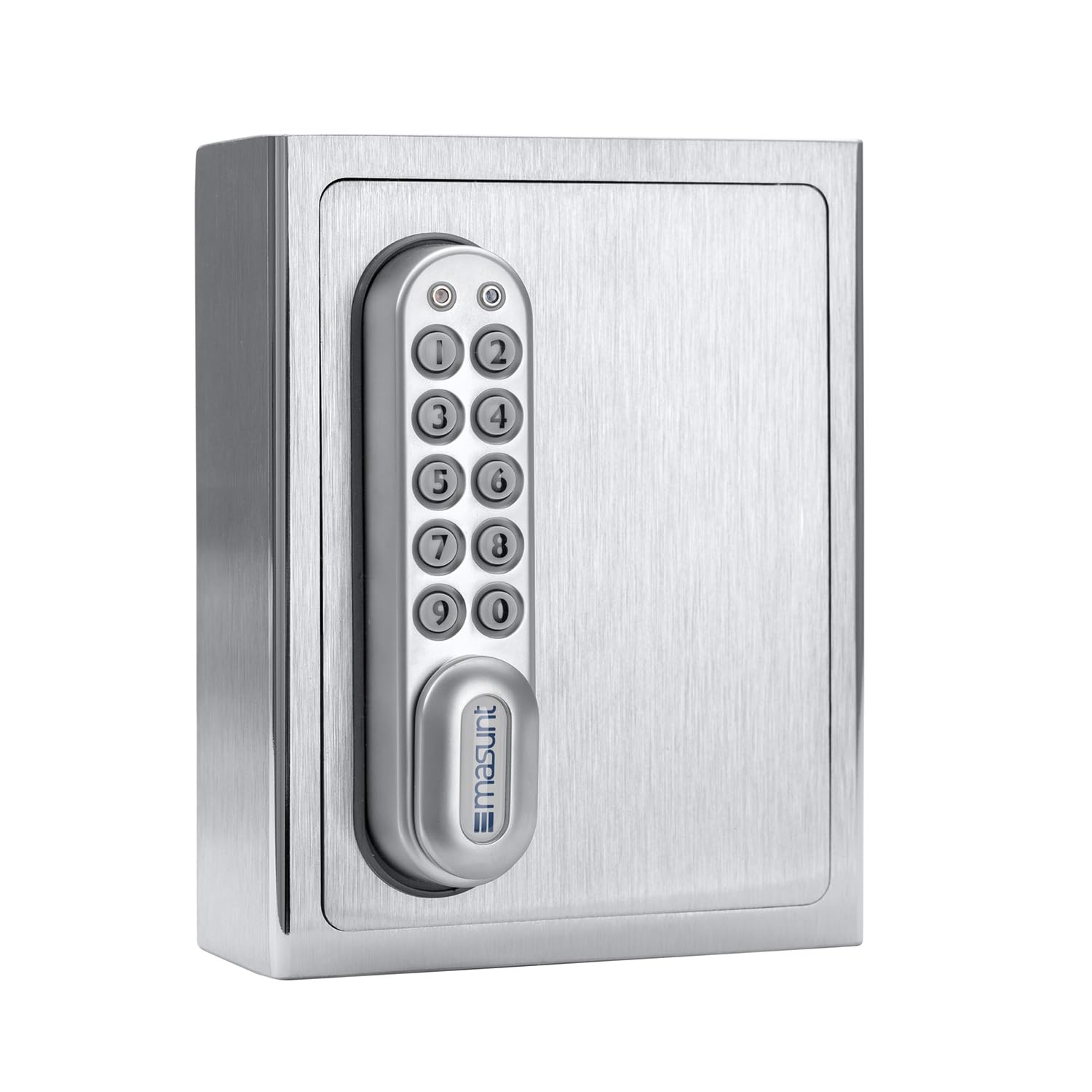 masunt cassaforte per chiavi 1120 E Code | Innovativa assegnazione online del codice a distanza | cassaforte elettronica per chiavi in acciaio inox V2A massiccio | antieffrazione