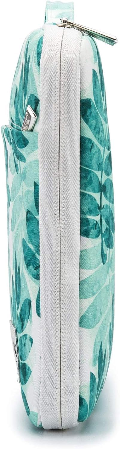 Kinmac Housse de protection à 360° imperméable avec poignée pour ordinateurs portables (feuille d'olivier, 15,6"-16")