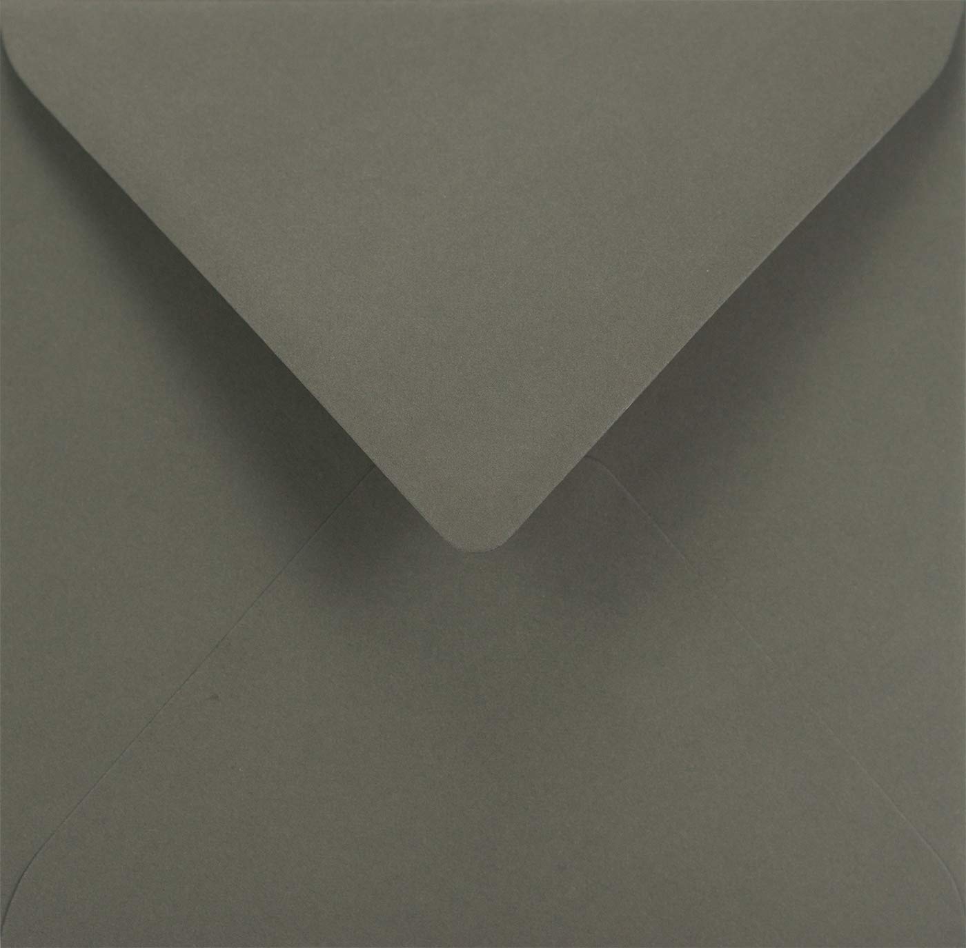 Netuno 25 square dark grey coloured envelopes DIN K4 153x153mm 6.02x6.02 inches 115gsm Sirio Color Anthracite gummed pointed flap no window for wedding invitations greeting cards Christmas flyers RSVP — image 1