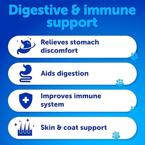 Miniatura 3 de Probióticos para perros Apoya la salud intestinal, picazón en la piel, alergias, inmunidad, equilibrio de levadura Probióticos para perros y