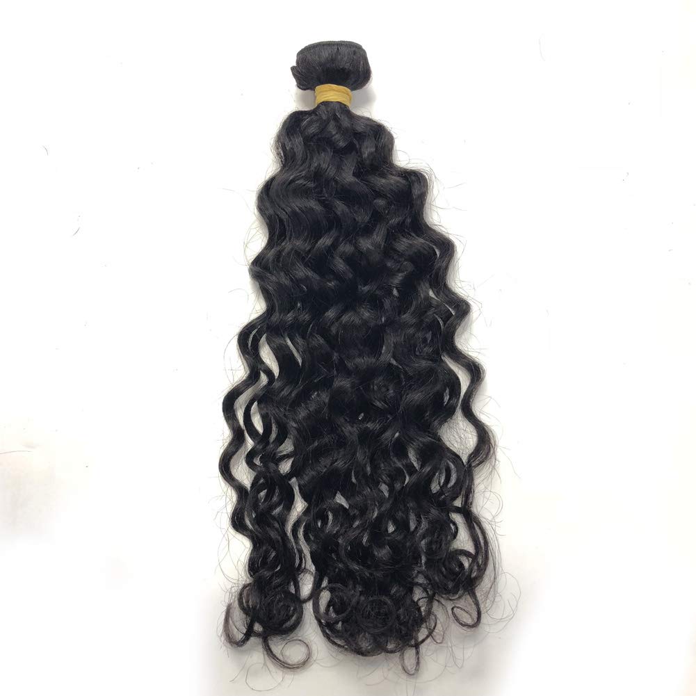 Virgin Natural Wave Brazillian Hair Weaves 3bundles 12 Inch #1B Cheap Unprocessed Human Hair Extensions Deals For Women