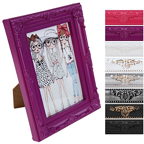 Jago Marco para fotos clásico aprox. 23 x 18 x 2 cm en color morado