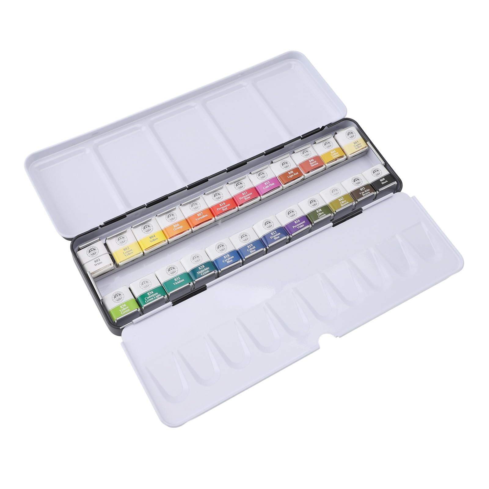 Set de Acuarela Profesional, Pintura de Acuarela Sólida para Producción artística. (24 Colores)