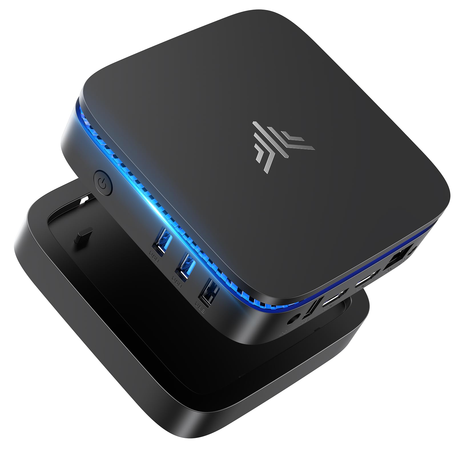 NiPoGi AK1PLUS Mini PC Ιntel Celeron N5095(4C/4T) WiFi 5 BT4.2 W-11 Pro | 16GB RAM+256GB SSD(bis 2TB) Dual Display 4K@60Hz(2×HDMI2.0) 2,5" SATA3.0 SSD Schacht LAN für Homeoffice Bildung & Multimedia