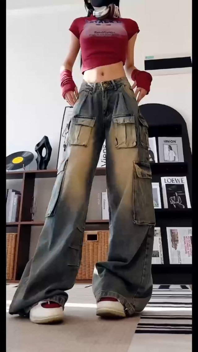 パンツ 00s PERSONSOUL multi pocket wide denim 00s PERSONSOUL multi pocket wide denim