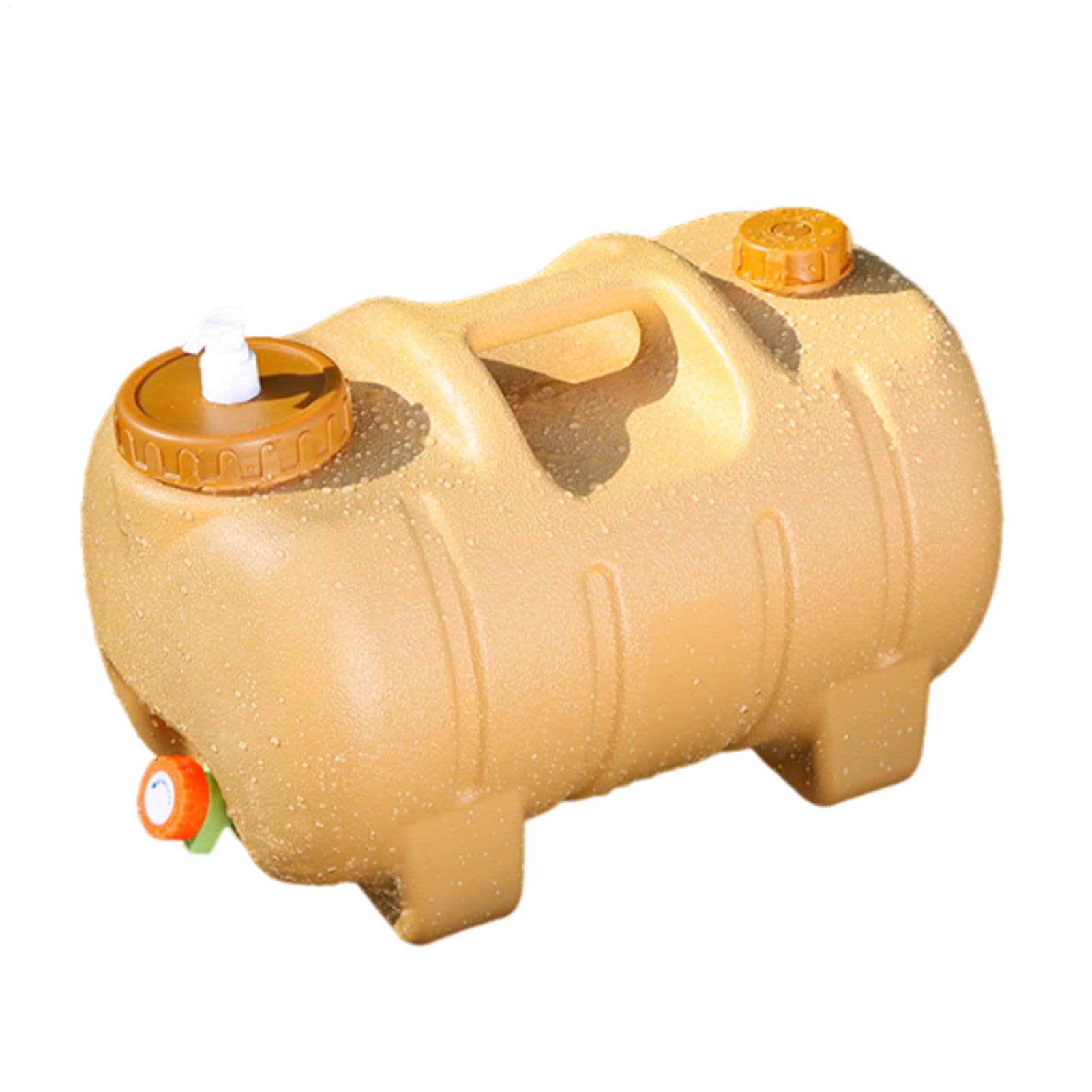 Kempingowy pojemnik na wodę, 20 l, Hog Shaped Reusable Design, wbudowany w spigot, idealny dla rodzin, entuzjastów sportu, wędrówek, 30 x 10,62 x 10,62 cm