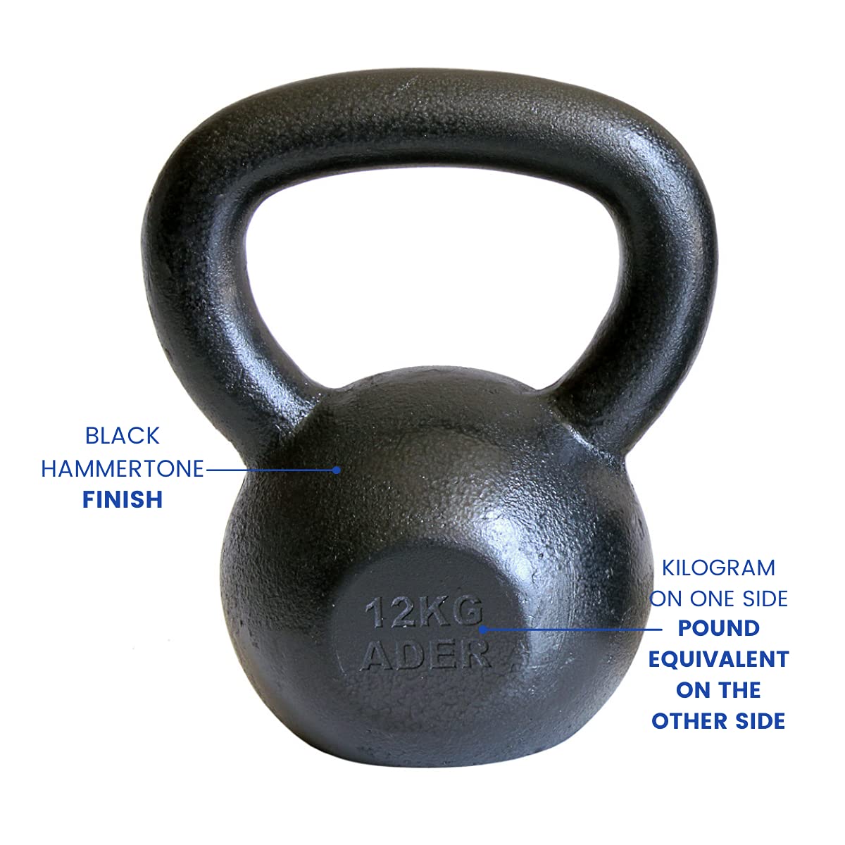 Fitness First Cast Iron Kettlebell, 6kg