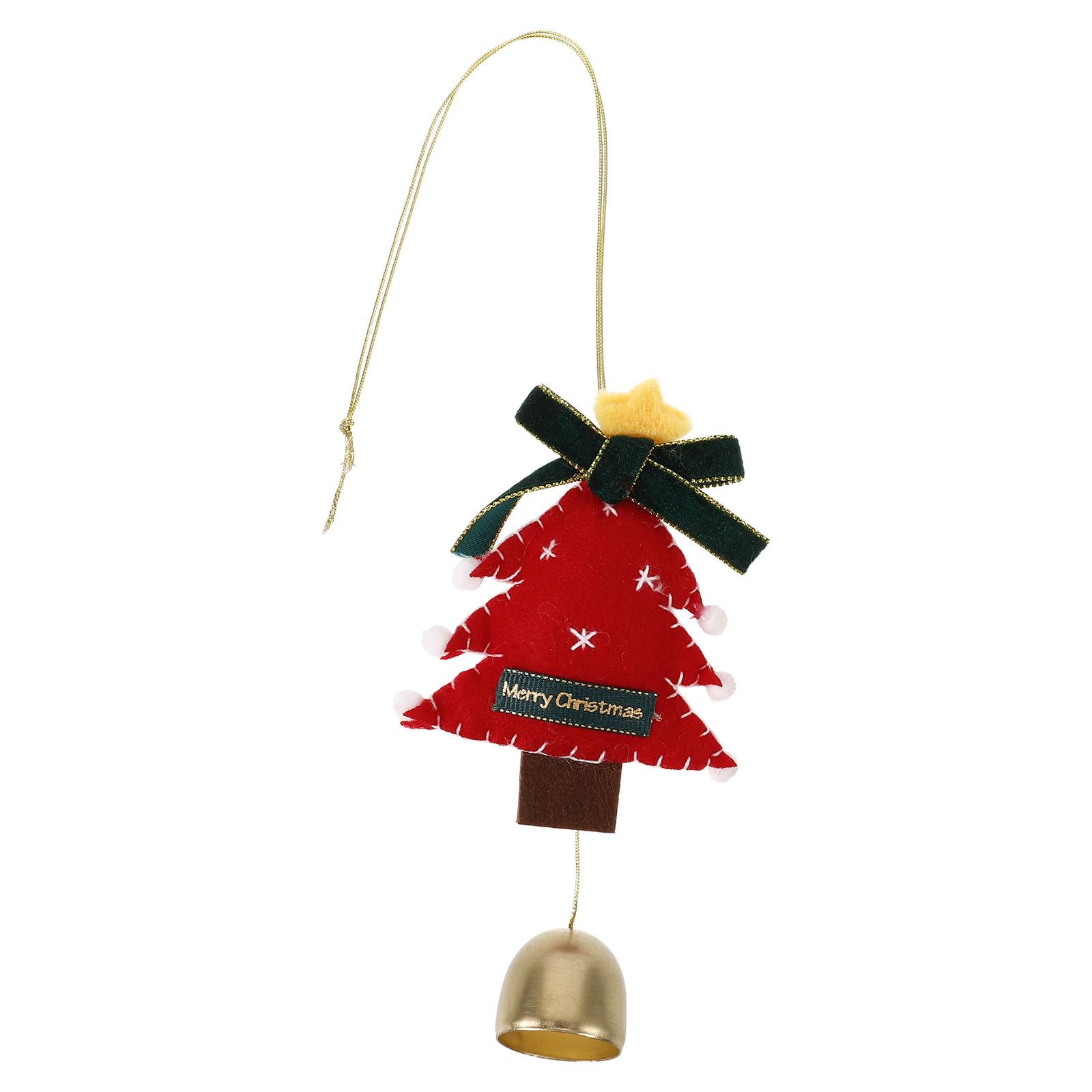 Toyvian 5 Piezas Adorno Colgante de Navidad Hecho a Mano en Lana para Árbol