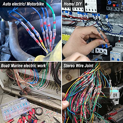 Innhom INH-SC-270 270Pcs Solder Seal Wire Connectors Innhom Heat Shrink Butt Connectors Cosolder Waterproof Solder Wire Connectors Kit thumb #5
