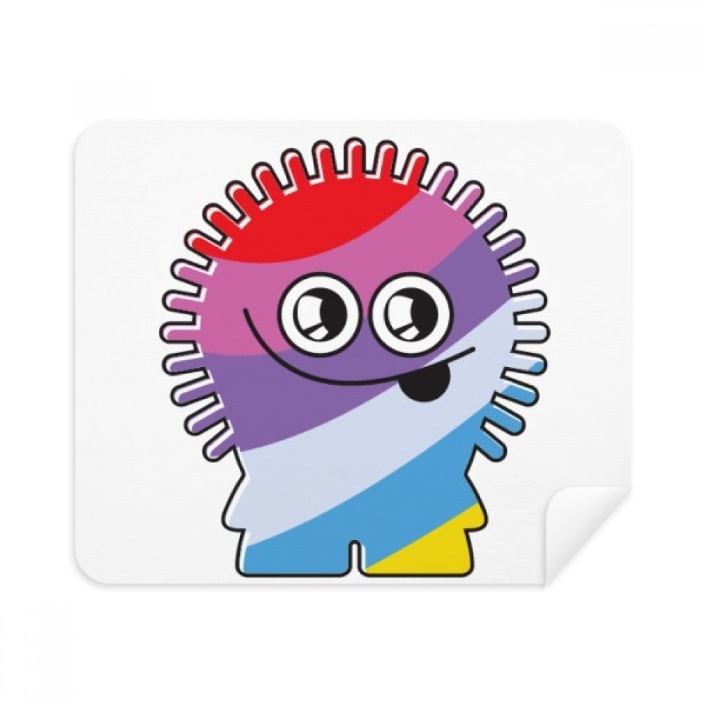 Universe and Alien Rainbow Alien Cleaning Cloth Screen Cleaner 2pcs Suede Fabric