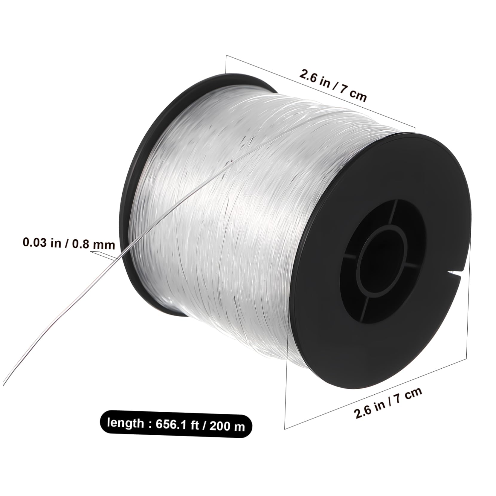 Angoily Fishing Line 200m Nylon Fishing Wire Bulk Multi-Purpose Craft and Hanging String