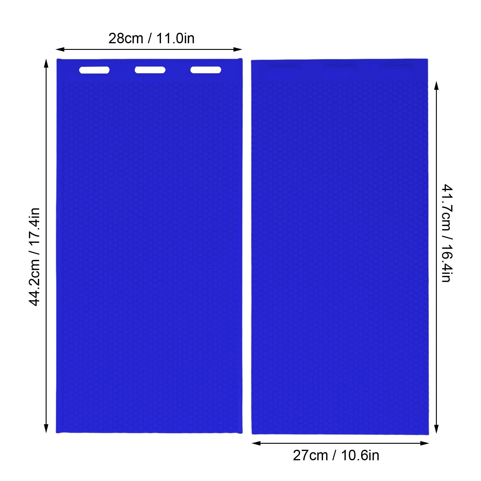 Stampo in Cera d'Api in Silicone, Stampo in Cera d'Api per Fondotinta, Riutilizzabile, Morbido per l'alimentazione delle Api (Blu Scuro)