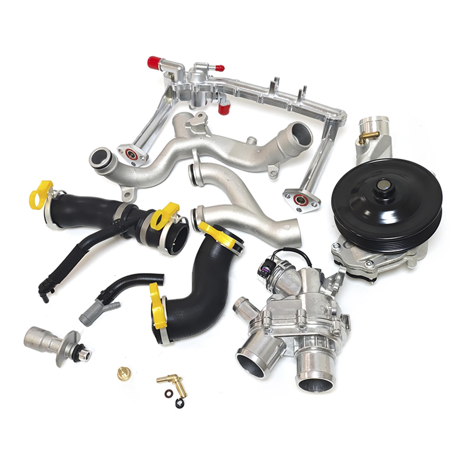 VIPIH Cooling System Kit 3.0L V6 Supercharged Engine Fit for Jaguar For Land Rover ( Incomplete)