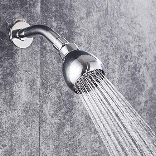 alcachofa de la ducha Cabezal de ducha con ahorro de agua, cabezal de ducha ajustable de alta presión con 3 ajustes, cabezal de ducha con rociador superior