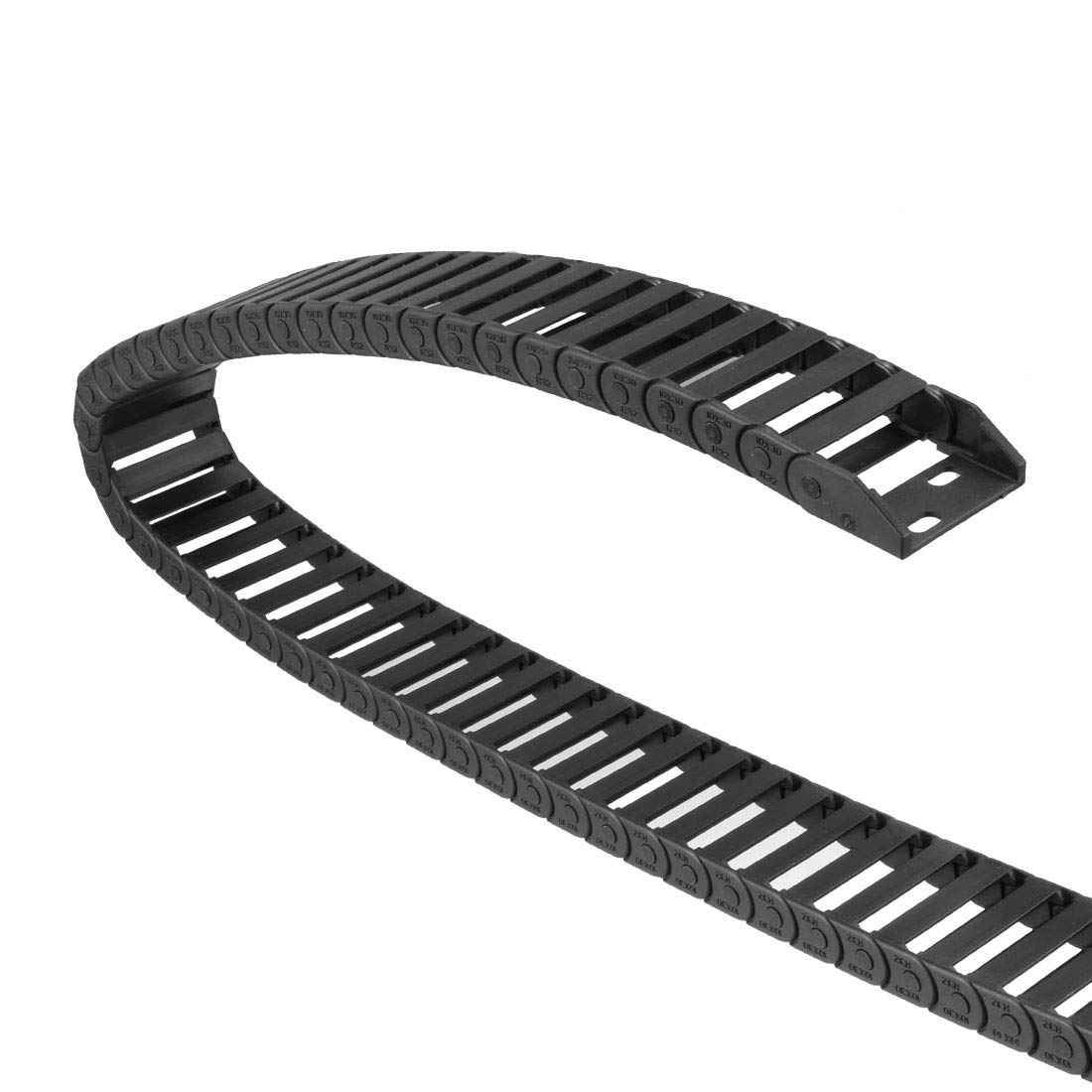 MECCANIXITY R28 10x15mm Drag Chain Cable Wire Carrier Nylon Open - View #5